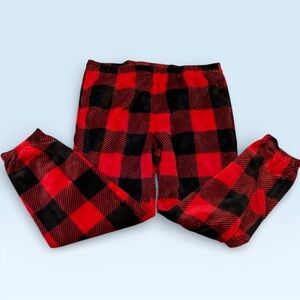 Plaid Red and Black Womans Pajamas